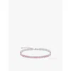 Thomas Sabo Womens 925 Silver & Cz Rivière Sterling-silver And Zirconia Tennis Bracelet In 925 Silver & Cz