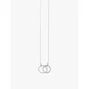 Thomas Sabo Womens  Together Forever Sterling-silver And Zirconia Pendant Necklace In 925 Silver & Cz