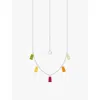 Thomas Sabo Womens  X Haribo Goldbear-charm Sterling-silver And Glass Necklace In 925 Silver & Glass