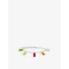 Thomas Sabo Womens  X Haribo Goldbear Sterling-silver And Glass Charm Bracelet In 925 Silver & Glass