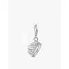 Thomas Sabo Womens 925 Sterling Silver Charm Club Crown Sterling-silver In 925 Sterling Silver