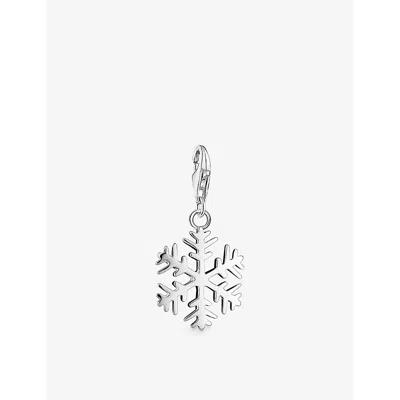 Thomas Sabo Womens 925 Sterling Silver Charm Club Snowflake Sterling-silver