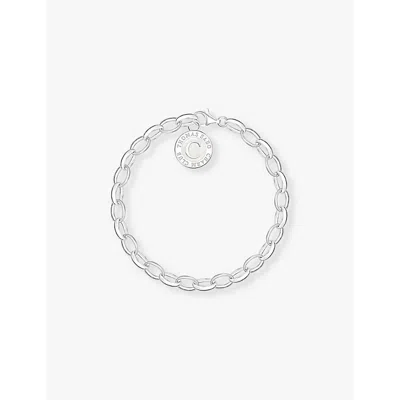 Thomas Sabo Womens 925 Sterling Silver Charmista Sterling-silver Chain Charm Bracelet