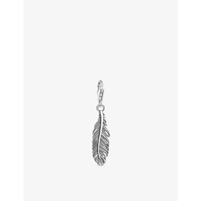 Thomas Sabo Womens 925 Sterling Silver Feather Sterling-silver Pendant Charm