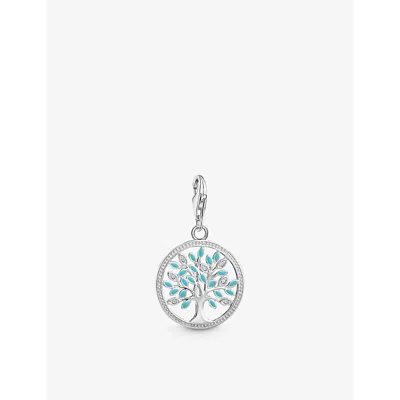 Thomas Sabo Womens 925 Sterling Silver Tree Of Love Sterling-silver Pendant Charm