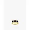 Thomas Sabo Womens Gold-plated Silver 18ct Yellow-gold Sterling And Zirconia Band Ring In Gold-plated Silver
