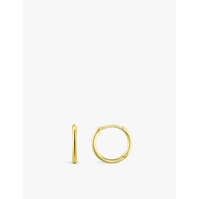 Thomas Sabo Womens Gold-plated Silver Minimal 18ct Yellow Sterling-silver Hoop Earrings