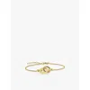 Thomas Sabo Womens Gold-plated Silver Together Forever 18ct Sterling And Zirconia Bracelet In Gold-plated Silver