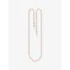 Thomas Sabo Womens Rose Gold Metal Figaro Eyewear Chain In Rose Gold Metal