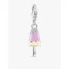 Thomas Sabo Womens Silver & Enamel Popsicle 925 Sterling-silver, Enamel And Zirconia Pendant Charm In Silver & Enamel