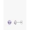 Thomas Sabo Womens Silver Cz & Enamel Alien 925 Sterling-silver, Enamel And Zirconia Stud Earrings In Silver Cz & Enamel