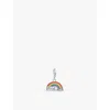 Thomas Sabo Womens  Love Rainbow 925 Sterling-silver And Zirconia Charm In Silver Cz & Enamel