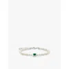 Thomas Sabo Womens Silver Pearl & Cz Octagon 925 Sterling-silver, Enamel And Pearl Pendant Bracelet In Silver Pearl & Cz