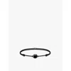 Thomas Sabo Womens  Karma Secret 925 Sterling-silver And Obsidian Beaded Bracelet In Textile & Obsidian