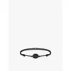 Thomas Sabo Womens  Karma Secret 925 Sterling-silver And Obsidian Beaded Bracelet In Textile & Obsidian