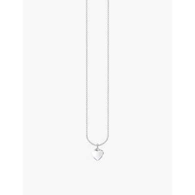 Thomas Sabo Womens  Heart Sterling-silver Pendant Necklace In 925 Sterling Silver