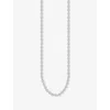 Thomas Sabo Womens Anchor 2mm 925 Sterling Silver Necklace In Silver