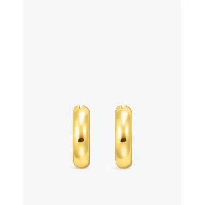 Thomas Sabo Womens Chunky 18ct Yellow Gold-plated 925 Sterling-silver Hoop Earrings