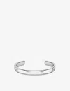 Thomas Sabo Minimalist Sterling Silver Cuff Bangle In Silver