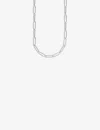 Thomas Sabo Womens Silver-coloured Charm Sterling Silver Necklace In Silver-coloured