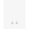 Thomas Sabo Womens Small Organic Drop-shape 925 Sterling Silver Stud Earrings