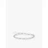 Thomas Sabo Womens  Classic Charm Sterling-silver Bracelet In 925 Sterling Silver