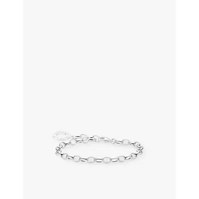 Thomas Sabo Womens  Classic Charm Sterling-silver Bracelet In 925 Sterling Silver