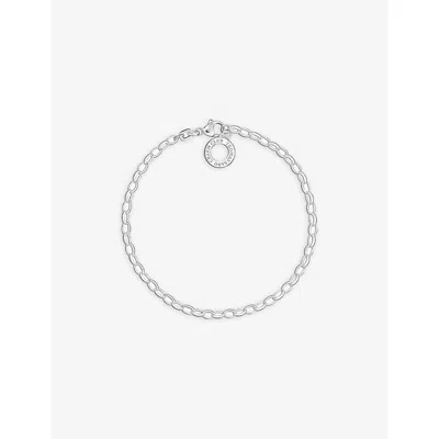 Thomas Sabo Classic Charm Sterling-silver Bracelet In Plain