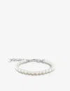 Thomas Sabo Charm Club Sterling-silver And Freshwater Pearl Bracelet In White