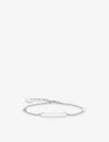 Thomas Sabo Infinity Heart Sterling-silver And Cubic Zirconia Bracelet In White
