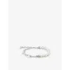 Thomas Sabo Womens White Link Sterling-silver, Pearl And Zirconia Bracelet In White