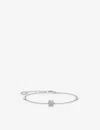 Thomas Sabo Womens White Snowflake Sterling-silver And Zirconia Bracelet In White