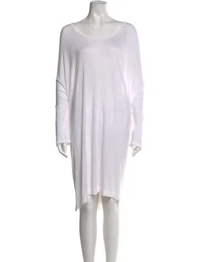 Pre-owned Thomas Wylde Bateau Neckline Knee-length Dress W/ Tags In White