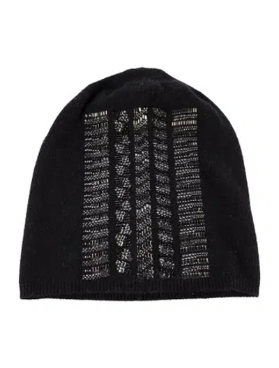 Pre-owned Thomas Wylde Beanie In Black