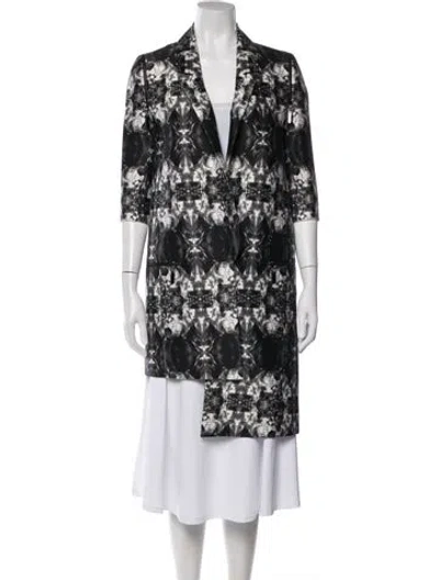 Pre-owned Thomas Wylde Graphic Print Coat In Multi