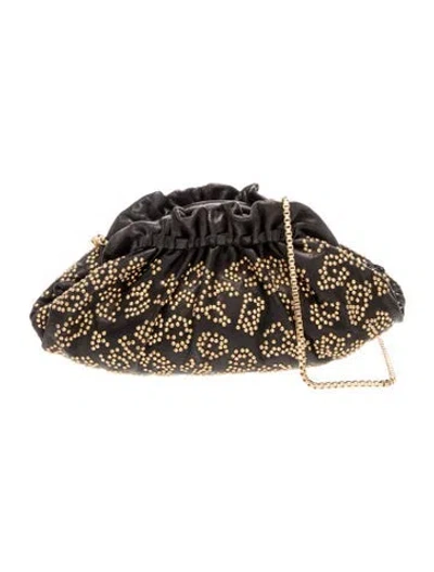 Pre-owned Thomas Wylde Leather Crossbody Bag In Black/metallic