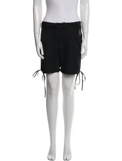 Pre-owned Thomas Wylde Mini Shorts In Black