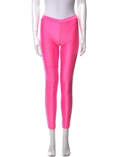 Pre-owned Thomas Wylde Nylon Skinny Leg Pants In Pink