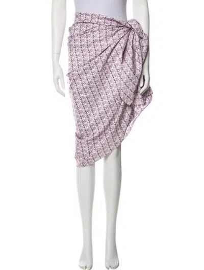 Pre-owned Thomas Wylde Printed Cover-up In Multi