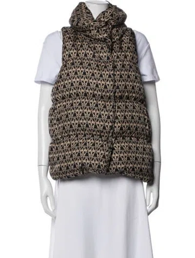Pre-owned Thomas Wylde Silk Graphic Print Vest In Multicolor