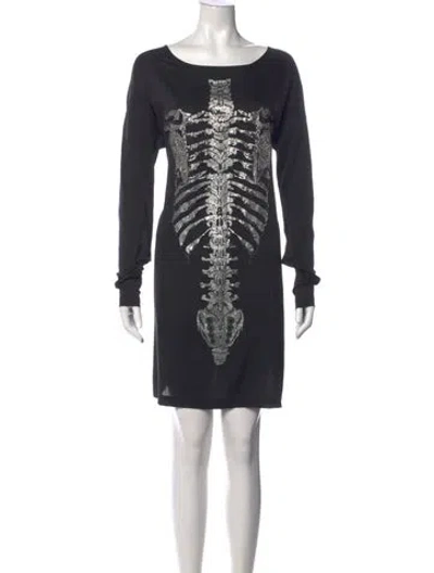 Pre-owned Thomas Wylde Silk Knee-length Dress In Multicolor