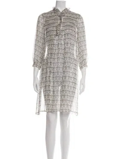 Pre-owned Thomas Wylde Silk Mini Dress In Multicolor