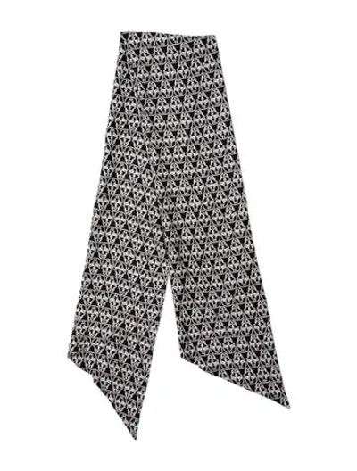 Pre-owned Thomas Wylde Silk Printed Scarf In Multi