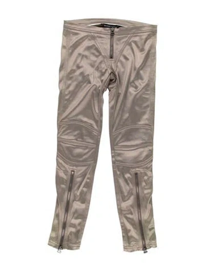 Pre-owned Thomas Wylde Skinny Leg Pants In Grey