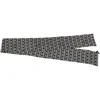 Thomas Wylde Skull Printed Scarf In Black Red Silk In Black