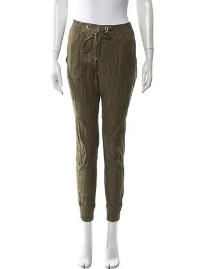Pre-owned Thomas Wylde Straight Leg Pants In Green