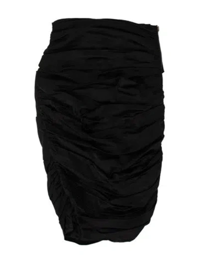 Pre-owned Thomas Wylde Strapless Mini Dress In Black