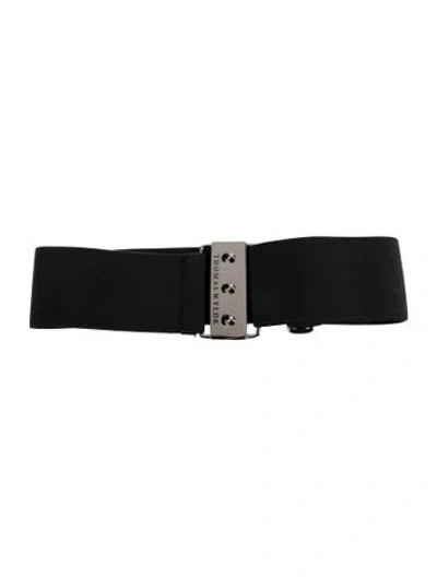 Pre-owned Thomas Wylde Wide Waist Belt In Black