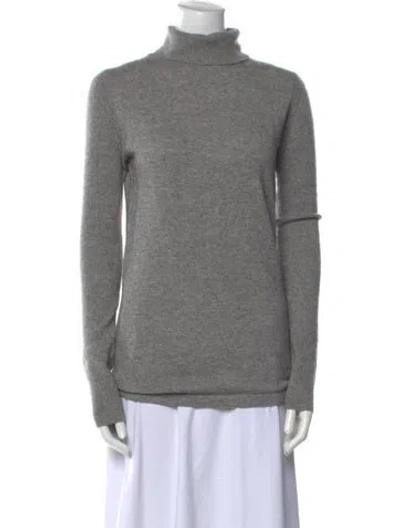 Pre-owned Thomas Wylde Wool Turtleneck Sweater In Gray