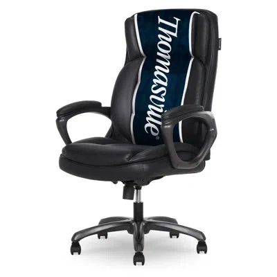 Thomasville Adamstown® Lansing Big & Tall Office Chair, Premium High-back With Adjustable Ergonomic Support, Veg In Black